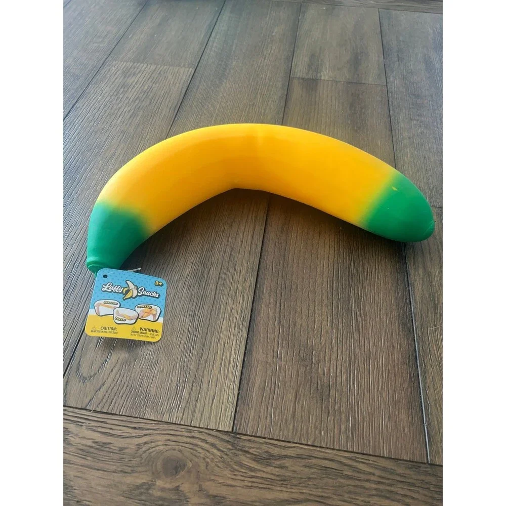 Toymendous Laffy Snacks Squishy Sensory Banana Stress Relieving